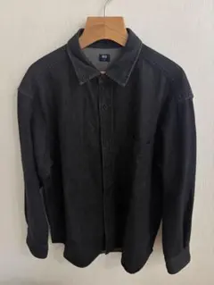 UNIQLOオーバーサイズデニムシャツ ブラック M