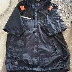 BURTLE 空調服 半袖 ネイビー×ブラックのサムネイル