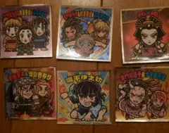 鬼滅の刃 鬼滅の刃マン(遊郭編)シール まとめ売り 6枚 きめつのやいば
