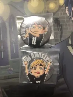 缶バッジ　ハイキュー　原作　宮治　宮侑