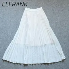ELFRANK エルフランク ☆ プリーツロングスカート マキシ丈 アイボリーのサムネイル
