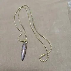 中古品　古着　弾丸型ペンダント ネックレス