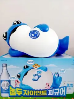 激レア 特大 チャミスル　トゥッコビ　フィギュア カエル 人形 眞露 酒 ☆激レア☆ 特大 チャミスル トゥッコビ フィギュア カエル 人形 眞露