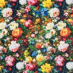 ❣️【限定】ヴィンテージ風 華やかバラ感　綿100%シーチング生地100cm