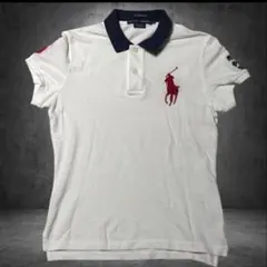 Ralph Lauren ポロシャツ ビッグポニー 短丈　白y2k swagのサムネイル