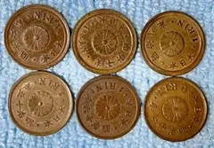 13953完全未使用旧貨幣 1厘銅貨 M6年 M7年 M8年 - メルカリ