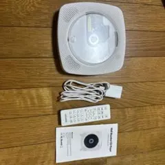 ポータブルCDプレーヤー ホワイト／Bluetooth対応、動作確認済みです！