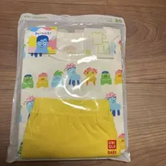 ユニクロ　みいつけた　ドライパジャマ　80cm