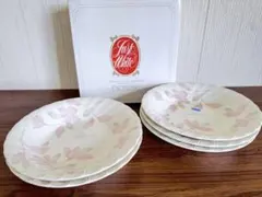 【未使用】三浦陶器 パスタ皿 カレー皿 5客セット 電子レンジ対応 花柄 深皿のサムネイル