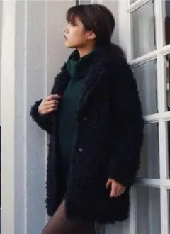 新品未使用タグ付きリエンダループFauxファーコート