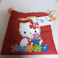 ハローキティ 巾着ポーチ 赤