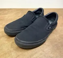 VANS バンズ スリッポン ブラック 黒 27.5 US9.5 9H リペア