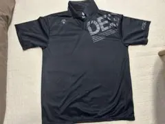 DESCENTE 半袖ポロシャツ ブラック サイズ0
