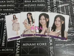 金川紗耶 生写真 ビリヤニ 封入 4種 コンプ 40thシングル 乃木坂46