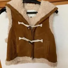 【美品】ローリーズファーム ボアベスト