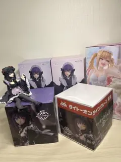 美少女フィギュア 4個セット 桜島麻衣 喜多川海夢 戦場ヶ原ひたぎ な