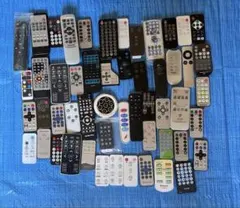 ジャンクリモコン リモコン84本まとめ売り ジャンク品多め オーディオ エアコン
