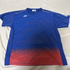Yonex バドミントンシャツ 青赤 グラデーション
