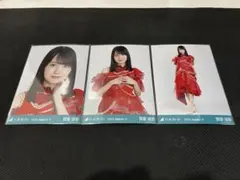 乃木坂46 賀喜遥香　13thBDライブ衣装2 3種コンプ 生写真
