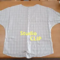Studio  CLIP  綿麻　チュニック丈　ゆったり
