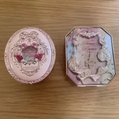 フラワーノーズ コンパクトケース ガチャガチャ カプセルトイ 2点