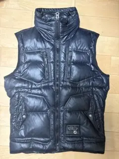 DIESEL ブラック ダウンベスト