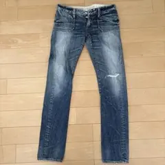 アントゲージ ダメージ加工ブルーデニム