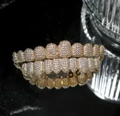 king von ラッパー着用モデル グリルズ ヒップホップ ジルコニア