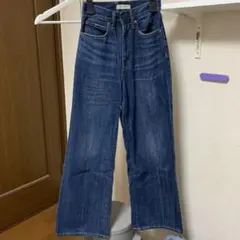 デニム ワイドパンツ ジーンズ