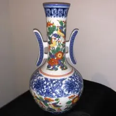 【骨董品】有田焼　萩窯　花瓶のサムネイル
