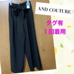 GALLARDA GALANTE ウエストリボン ワイドパンツ 紺 N3630 - メルカリ