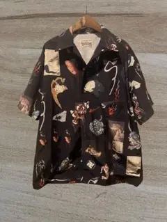 新品未使用WACKO MARIAアロハシャツ 妖怪　L 舐達麻