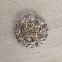 ヴィンテージ風　キラキラ ブローチ