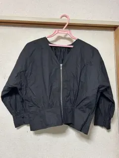 Te chichi ブラックバルーンスリーブジャケット