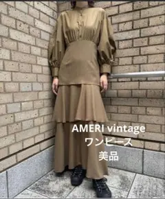 2026年最新】Ameri VINTAGE レディース 長袖・七分袖 シャツワンピース