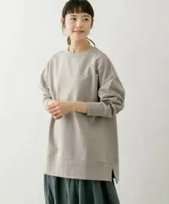 かぐれ kagure スウェットチュニックプルオーバー