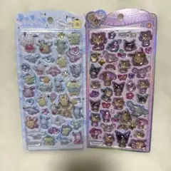 うるちゅるポップシール　日焼け　サンリオキャラクターズ 2点セット