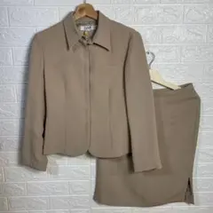 【美品】23区 セットアップスーツ ブラウン 茶色 38