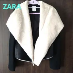 セール❣️ZARAフェイクファーコート/ライダース/美品/即日発送
