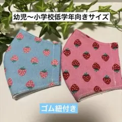 ハンドメイド子ども用マスク2枚セット　⑤