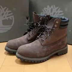 【新品級】Timberland ワークブーツ ダークブラウン 8Mのサムネイル