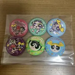 パワーパフガールズ　刺繍缶バッジ　6個セット