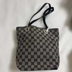 GUCCI GGパターン トートバッグ ベージュ/ブラック