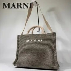 極美品 マルニ かごバッグ ショルダーバッグ スモール 肩掛け 
