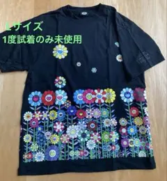 村上隆もののけ 京都　半袖Tシャツ ブラック Lのサムネイル