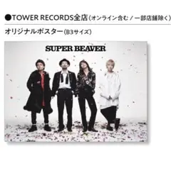 SUPER BEAVER B3ポスター 儚くない アー写 非売品 非売品！SUPER BEAVERアルバム音楽購入特典B3ポスター - メルカリ
