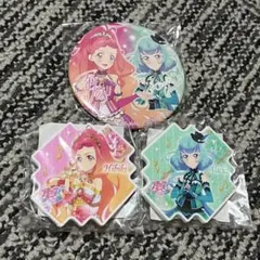 【アイカツ】アイカツオンパレード！缶バッジ アクリルバッジ 「ひびき&アリシア」