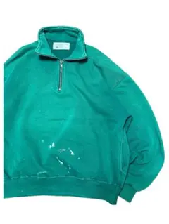 希少 90s L.L.Bean × Russell USA製 ハーフジップ L