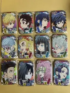 鬼滅の刃　まるかくカンバッジ3 缶バッジ コンプリート　12点