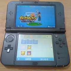 New ニンテンドー3DS LL メタリックブラック　イナズマイレブン